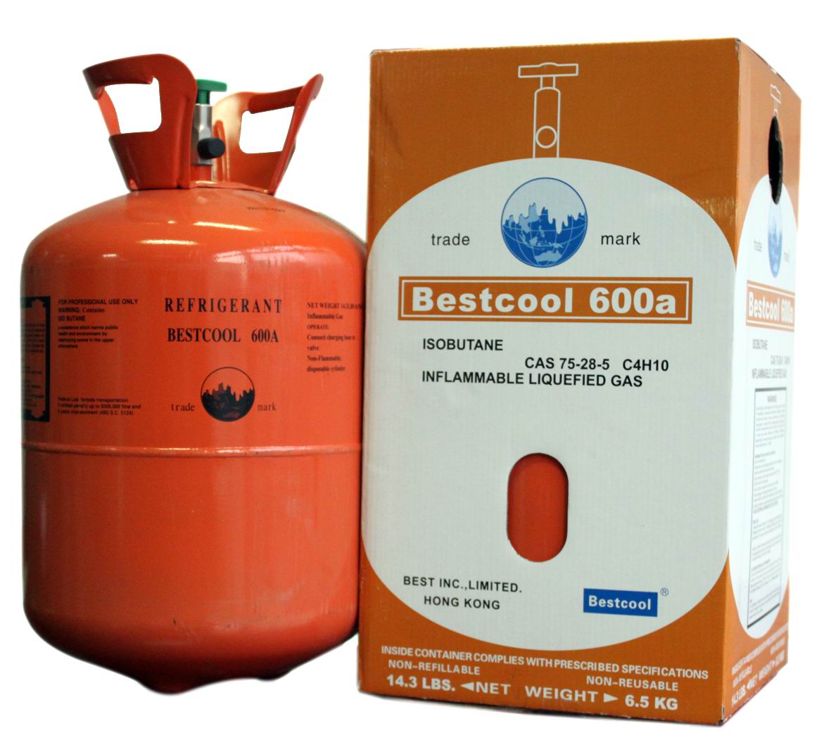 Refrigerant Gas (Freon) R-600A – Bestcool